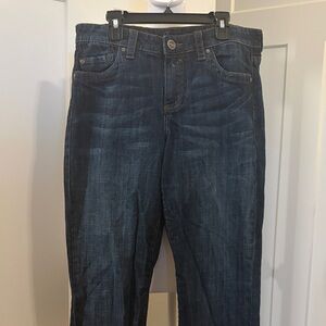 Common Genes Womens Medium Wash Denim Crop Jeans Size 8